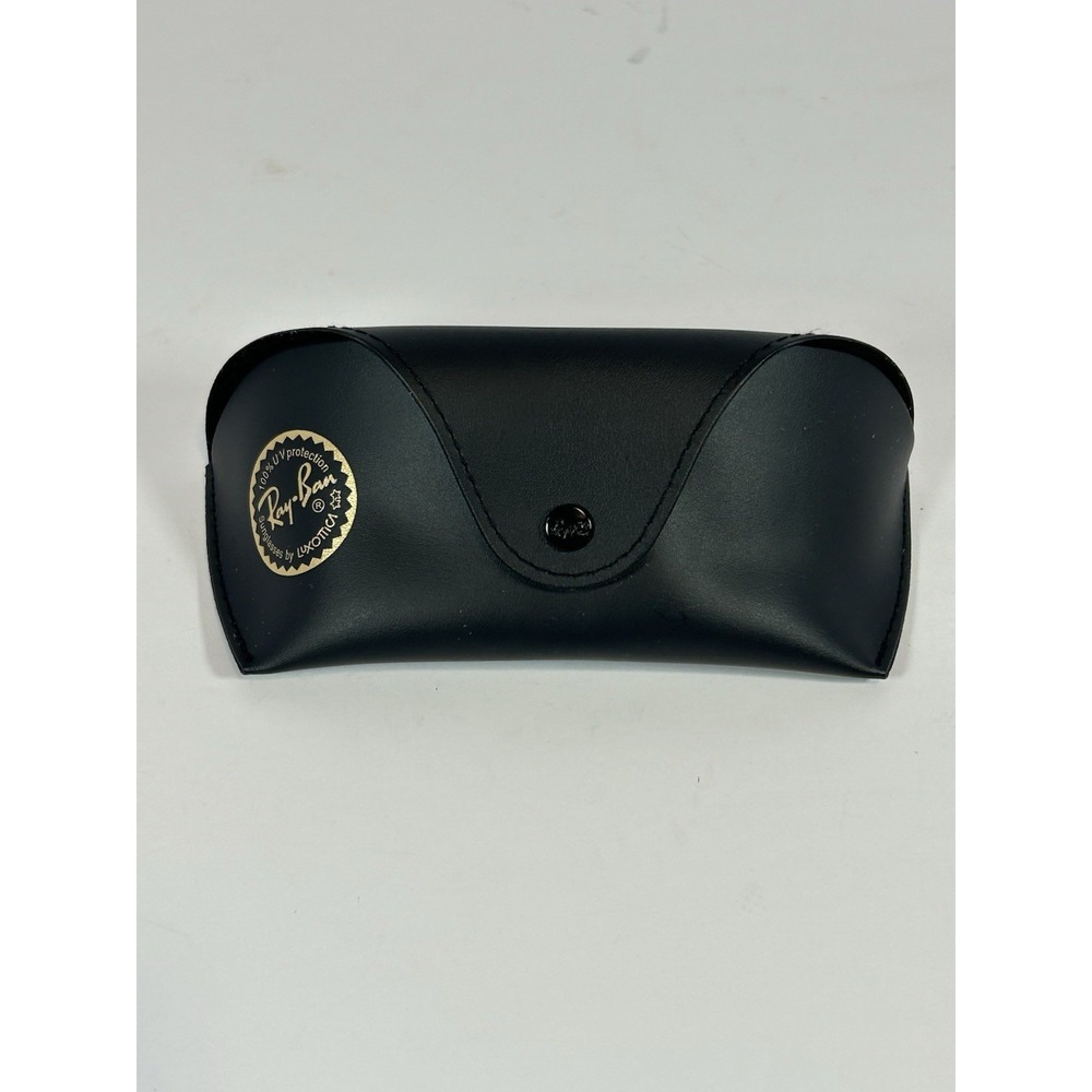 Genuine Authentic Ray Ban‎ Luxottica Black Leather Sunglasses Case Only
